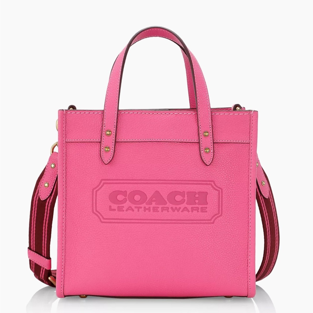 Coach field tote 22 petunia Clearance